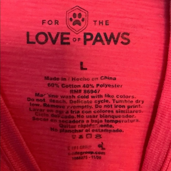 Women's Unisex L Top Tee T-Shirt Red Waiting For Santa Puppies Dogs Corgi NWT - Picture 6 of 6